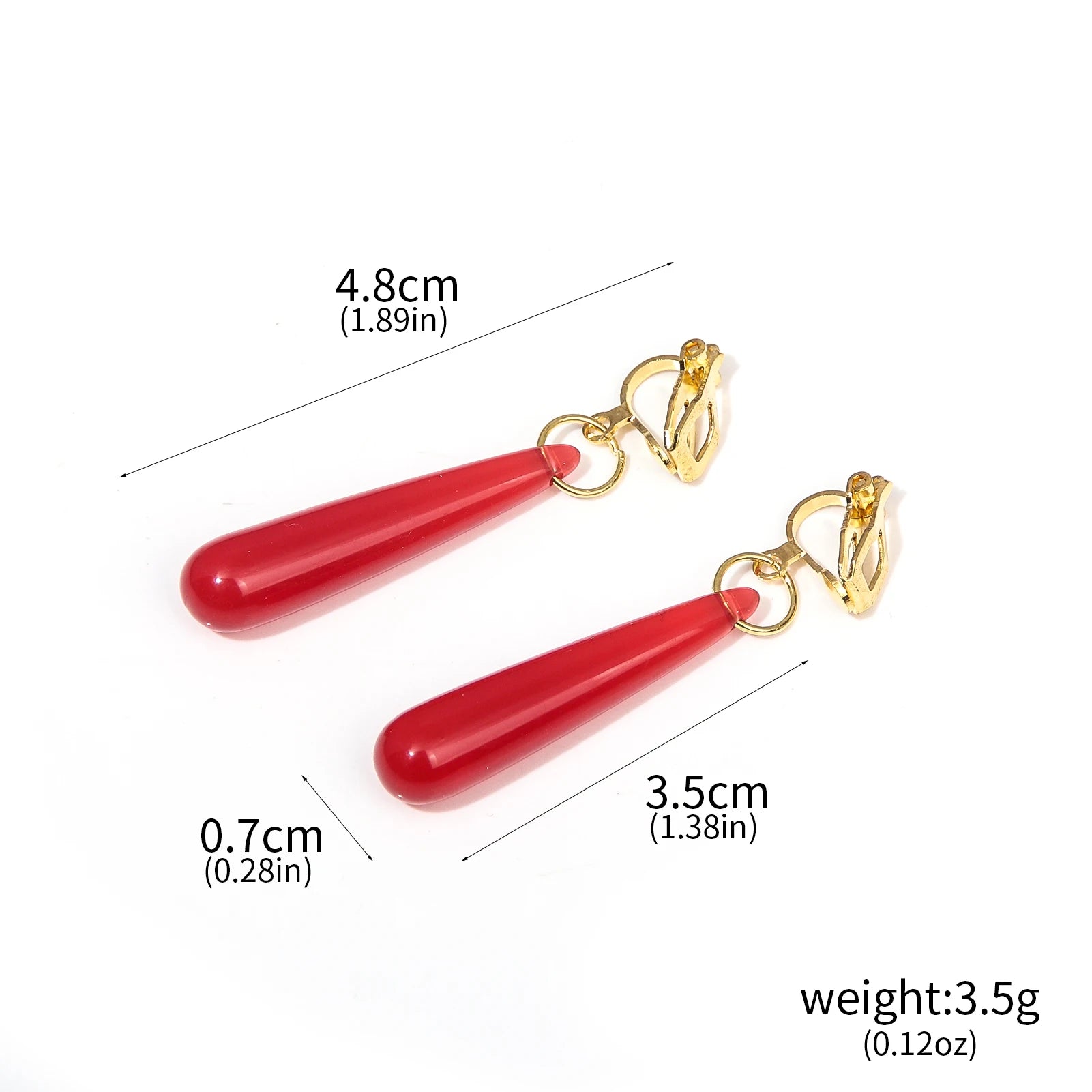 Anime Frieren: Beyond Journey's End Red Earrings Frieren At The Funeral Frieren stud Earrings Pendant Frieren Elf Cosplay Gift