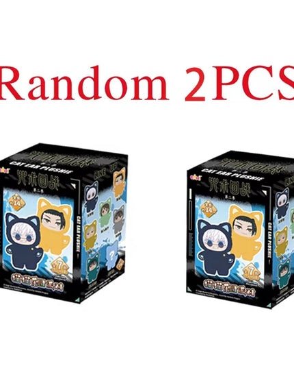 In Stock Genuine Eaki Jujutsu Kaisen Season 2 Cat Park Party Gojo Satoru Blind Box Plush Wrist Bag Pendant Model Collection