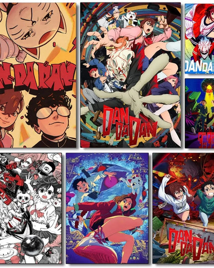 1PC Classic Anime Dandadan Poster Self-adhesive Art Waterproof Paper Sticker Coffee House Bar Room Wall Decor