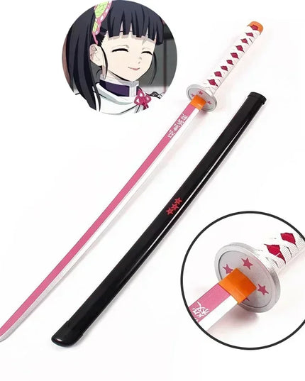 104cm Demon Slayer Katana Swords Tanjirou Zenitsu Katana Fake Sword Killer Devils Real Size Japanese Anime Cosplay Prop Toy Gift