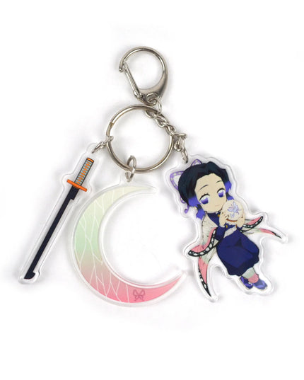 Demon Slayer Anime Character Tokitou Muichirou Uzui Tengen Tanjirou Acrylic Keychain Pendant Accessories