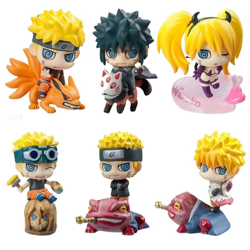Hot Naruto Shippuden Anime figure Model Sasuke kakashi Gaara Action Figurine PVC Statue Collectible Toy  Doll children gifts