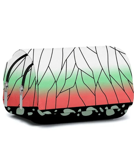 Demon Slayer 3D Anime Pen Bag Student Storage Bag Tanjirou Nezuko Zenitsu Giyuu Cartoon Pen Box Cute Boys Girls Pencil Case