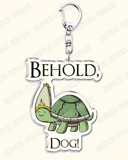 Video Game Dark Souls Keychains for Women Accessories Bag Bloodborne Malenia Melina Keyrings Jewelry Fans Gaming Friends Gift