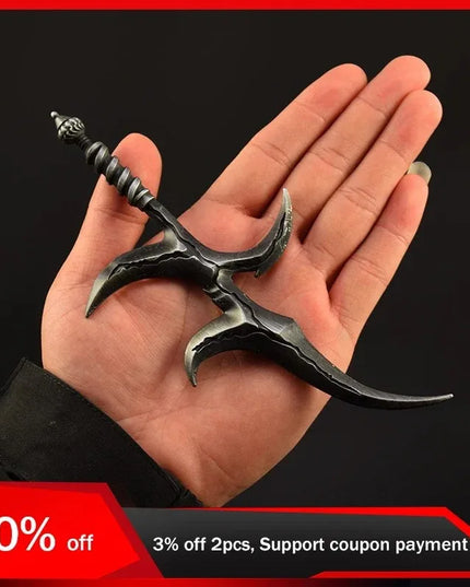 18cm/7.09in Game Peripherals Weapon Model Model Props Cosplay Desk Ornaments Accessories Boyfriend Gift Party Supplies Ornaments