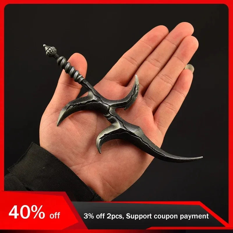 18cm/7.09in Game Peripherals Weapon Model Model Props Cosplay Desk Ornaments Accessories Boyfriend Gift Party Supplies Ornaments