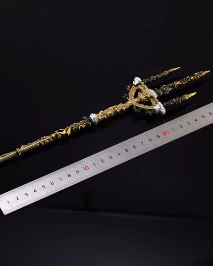 30cm Mohgwyn's Sacred Spear Elden Game Great Spear Samurai Swords Katana Melee Weapon Model Desktop Ornaments Gifts Toys Boys