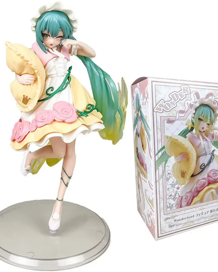 Anime beautiful girl Hatsune Miku handmade character fashion birthday Christmas gift Hatsune Miku PVC model desktop decoration