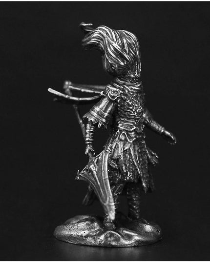 Vintage White Brass Dark Souls III Nameless King Anime Action Figurine Metal Game Character Model Collections Toy Gifts