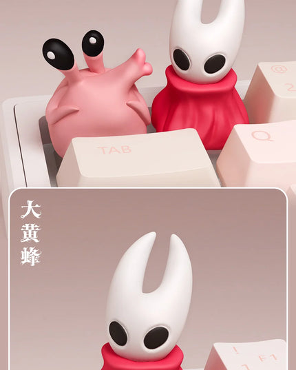 Hollow Knight Hornet Nunu 3D Keycap Personalized Cute Keycap Customization Mechanical Keyboard Resin Keycap Creative ESC