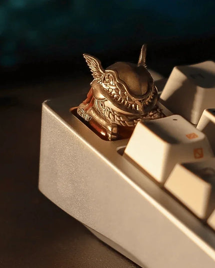 E-Elden Ring Malenia 3D Artisan Anime Keycap Personality Handmade Gaming Keycaps for Mechanical Keyboard Accessories Boy Gifts