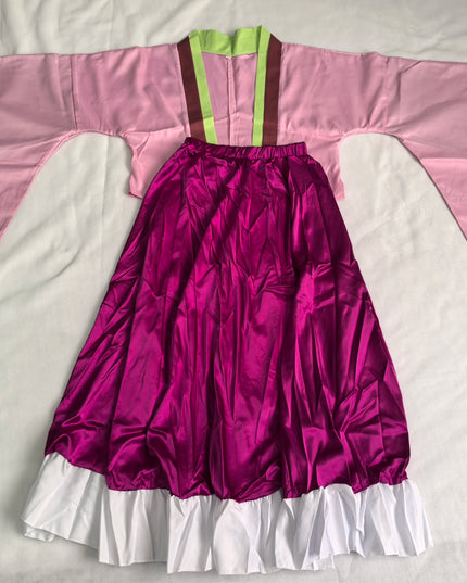 Maomao Cosplay Costume Wig Anime The Apothecary Diaries Pink Dress Halloween Party for Women