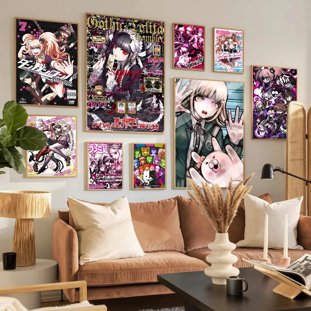Classic Anime Danganronpa Classic Movie Posters HD Quality Poster Wall Art Painting Study Nordic Home Decor