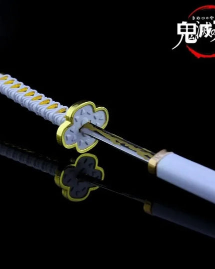 25cm Demon Slayer Katana Swords Kimetsu No Yaiba Samurai Sword Real Size Japanese Katana Anime Cosplay Prop Home Decoration