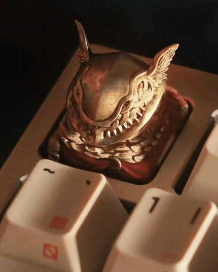 E-Elden Ring Malenia 3D Artisan Anime Keycap Personality Handmade Gaming Keycaps for Mechanical Keyboard Accessories Boy Gifts