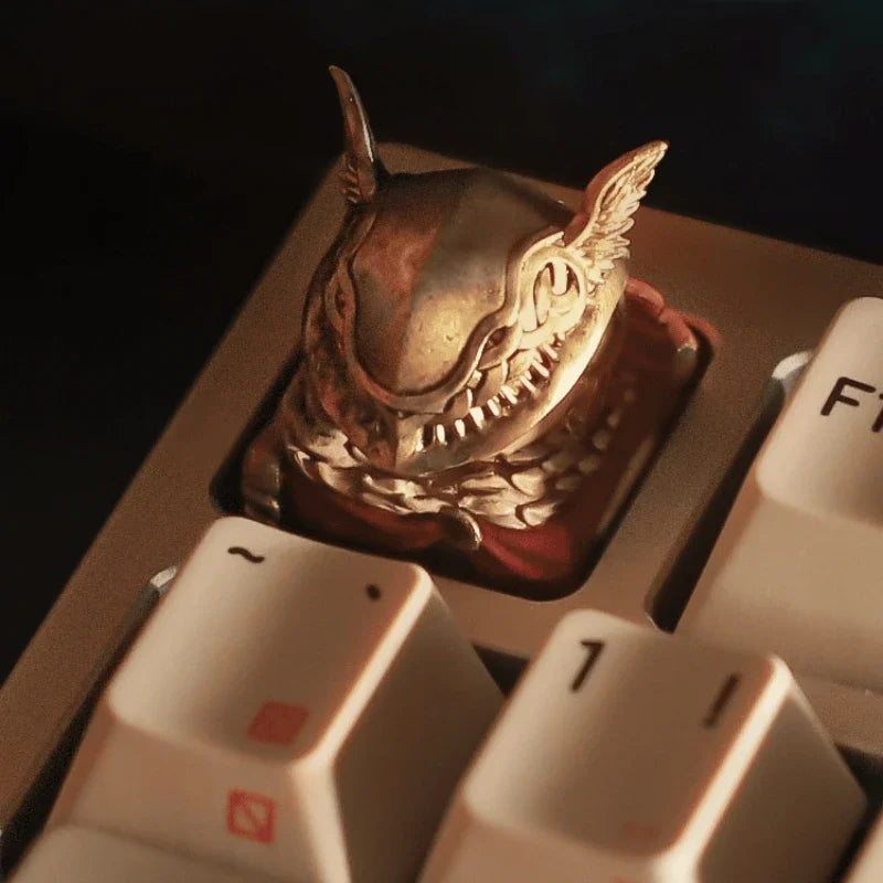 E-Elden Ring Malenia 3D Artisan Anime Keycap Personality Handmade Gaming Keycaps for Mechanical Keyboard Accessories Boy Gifts