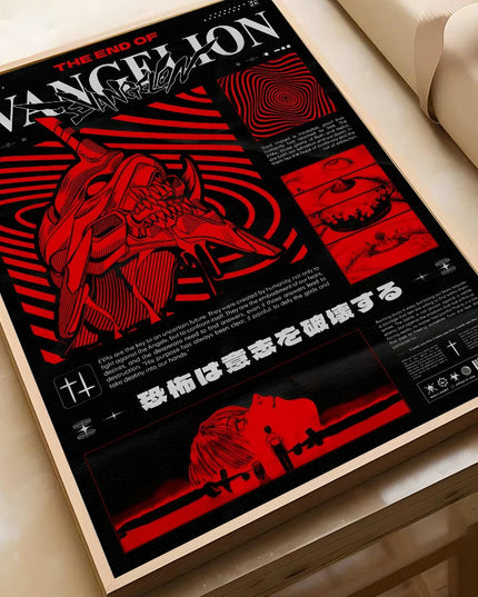 1PC G-Genesis N-NeonS E-Evangelion Poster Poster Paper Print Home Living Room Bedroom Entrance Bar Cafe Art Painting Decoration