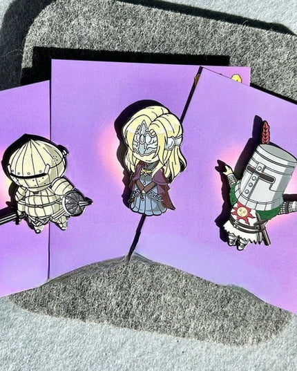Soul Game Dark Souls Character Enamel Pin