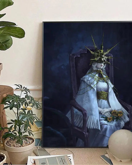 1pc DARK SOULS Adventure Game Poster Wall Art Home Decor Room Decor Digital Painting Living Room Restaurant Kitchen Art