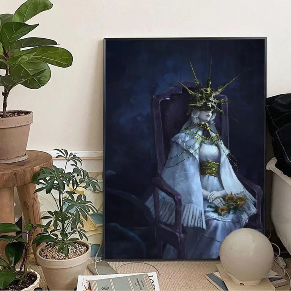 1pc DARK SOULS Adventure Game Poster Wall Art Home Decor Room Decor Digital Painting Living Room Restaurant Kitchen Art