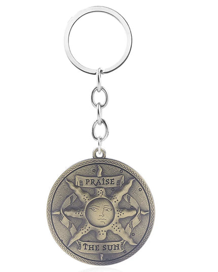 Game Dark Souls Keychain Sun Knight Shield Ornstein Artorias Sword Smough Hammer Key Chain Pendant Cosplay Jewelry