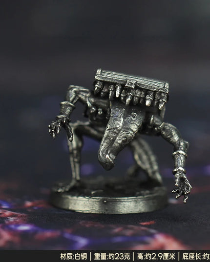 Cupronickel Dark Soul Sun Knight Onion Soldier Toys Model Finished Product Gifts Board Game Piece Miniature Ornament Accessories