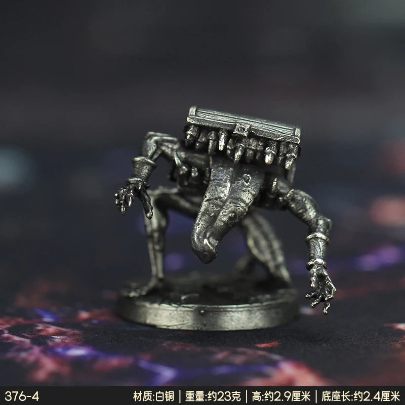 Cupronickel Dark Soul Sun Knight Onion Soldier Toys Model Finished Product Gifts Board Game Piece Miniature Ornament Accessories