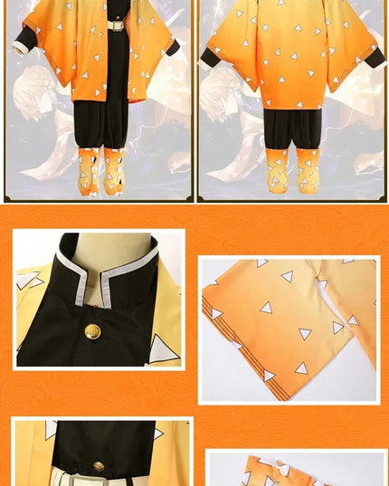 New Demon Slayer Cosplay Tanjiro Nezuko Cosplay Kids Shinobu Costume Japanese Anime Cartoon Halloween Costume Christmas Gifts