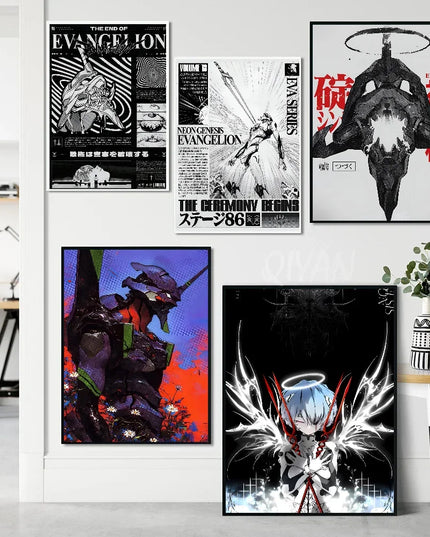 1PC G-Genesis N-NeonS E-Evangelion Poster Poster Paper Print Home Living Room Bedroom Entrance Bar Cafe Art Painting Decoration