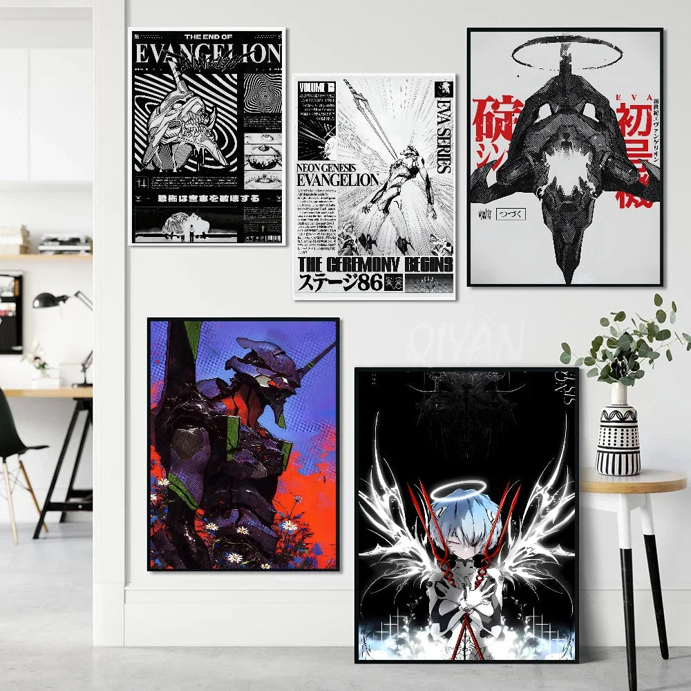 1PC G-Genesis N-NeonS E-Evangelion Poster Poster Paper Print Home Living Room Bedroom Entrance Bar Cafe Art Painting Decoration