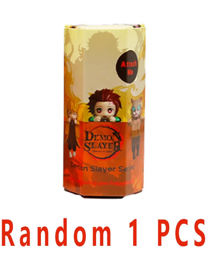 New Party Angel Demon Slayer Series Blind Box Car Decoration Desktop Computer Screen Cupid Hand Fashion Play Doll Birthday Gift