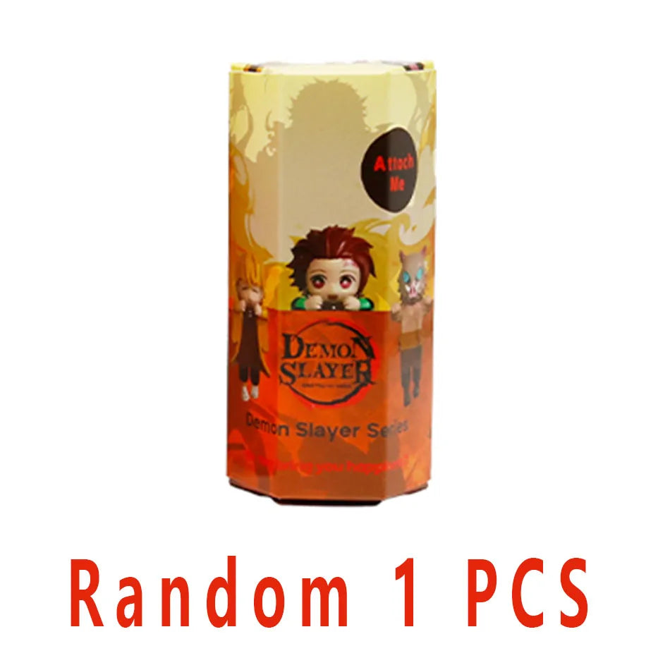New Party Angel Demon Slayer Series Blind Box Car Decoration Desktop Computer Screen Cupid Hand Fashion Play Doll Birthday Gift
