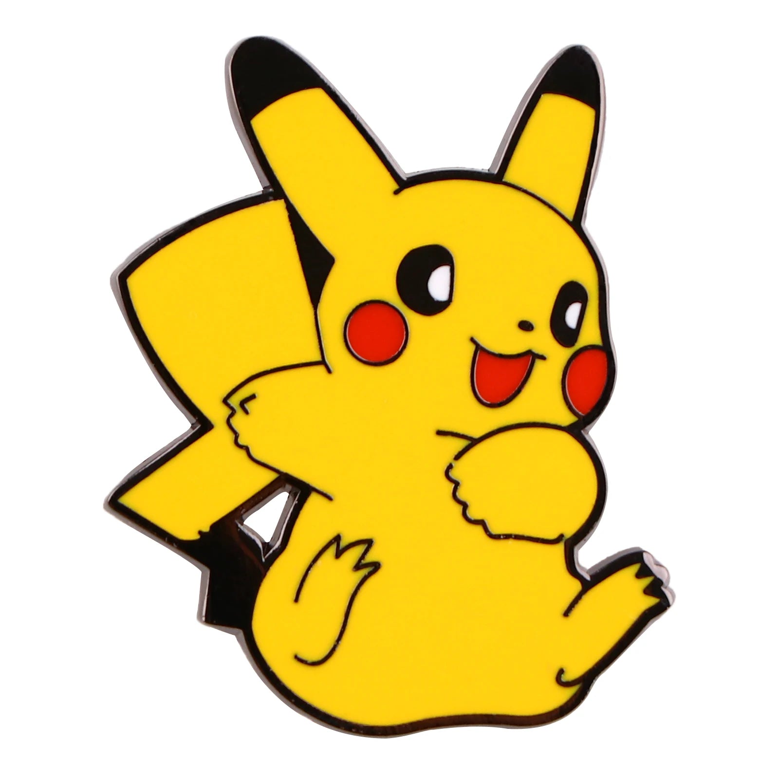 4 pcs Creative Brooch Set Cute Game Console Pikachu Togepi Charmander Enamel Pin Wallet Backpack Clothing Jewelry