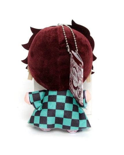 15cm Japan Anime Demon Slayer Akaza Rui Iguro Obanai Tanjirou Kamado Nezuko Agatsuma Zenitsu Plush Toys Doll Peluche Gift