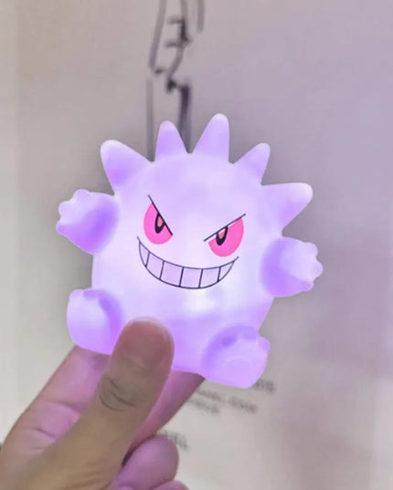 Gengar Pokemon Pikachu Night Light Cute Anime Soft Light Bedroom Bedside LED Light Room Decoration Christmas Children's Toy Gift