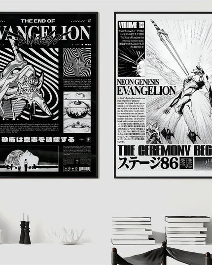 1PC G-Genesis N-NeonS E-Evangelion Poster Poster Paper Print Home Living Room Bedroom Entrance Bar Cafe Art Painting Decoration