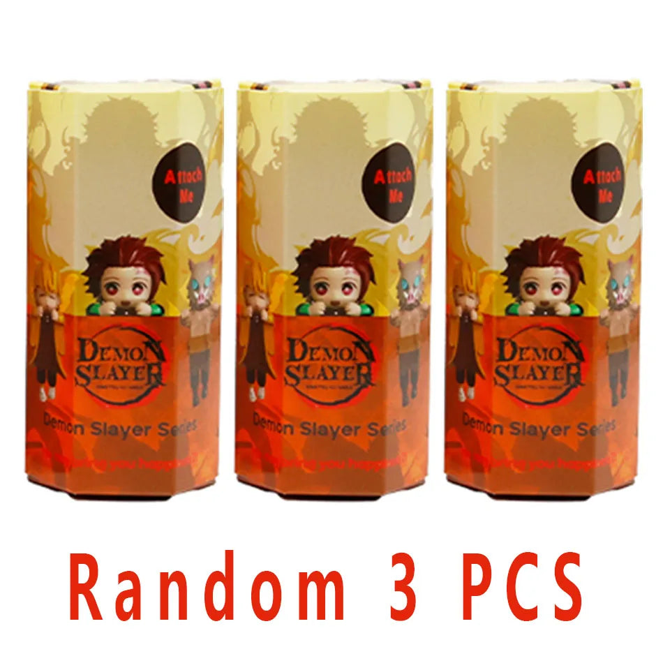 New Party Angel Demon Slayer Series Blind Box Car Decoration Desktop Computer Screen Cupid Hand Fashion Play Doll Birthday Gift