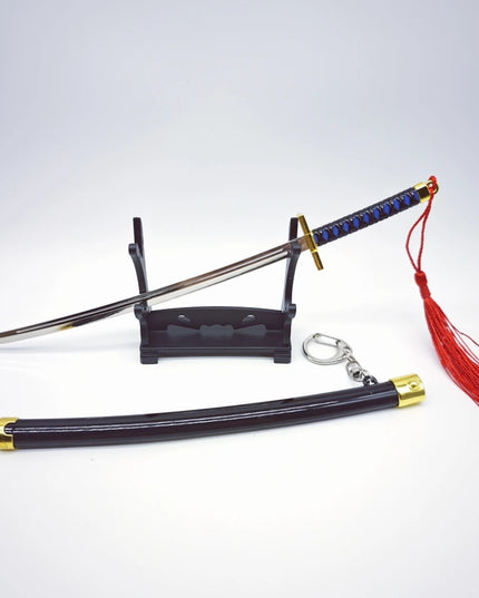 Demon Slayer Peripherals Tanjiro, Agatsuma Zenitsu Katana Full Metal Weapons Bounce Jump Knife Crafts Toy Sword Model Ornaments