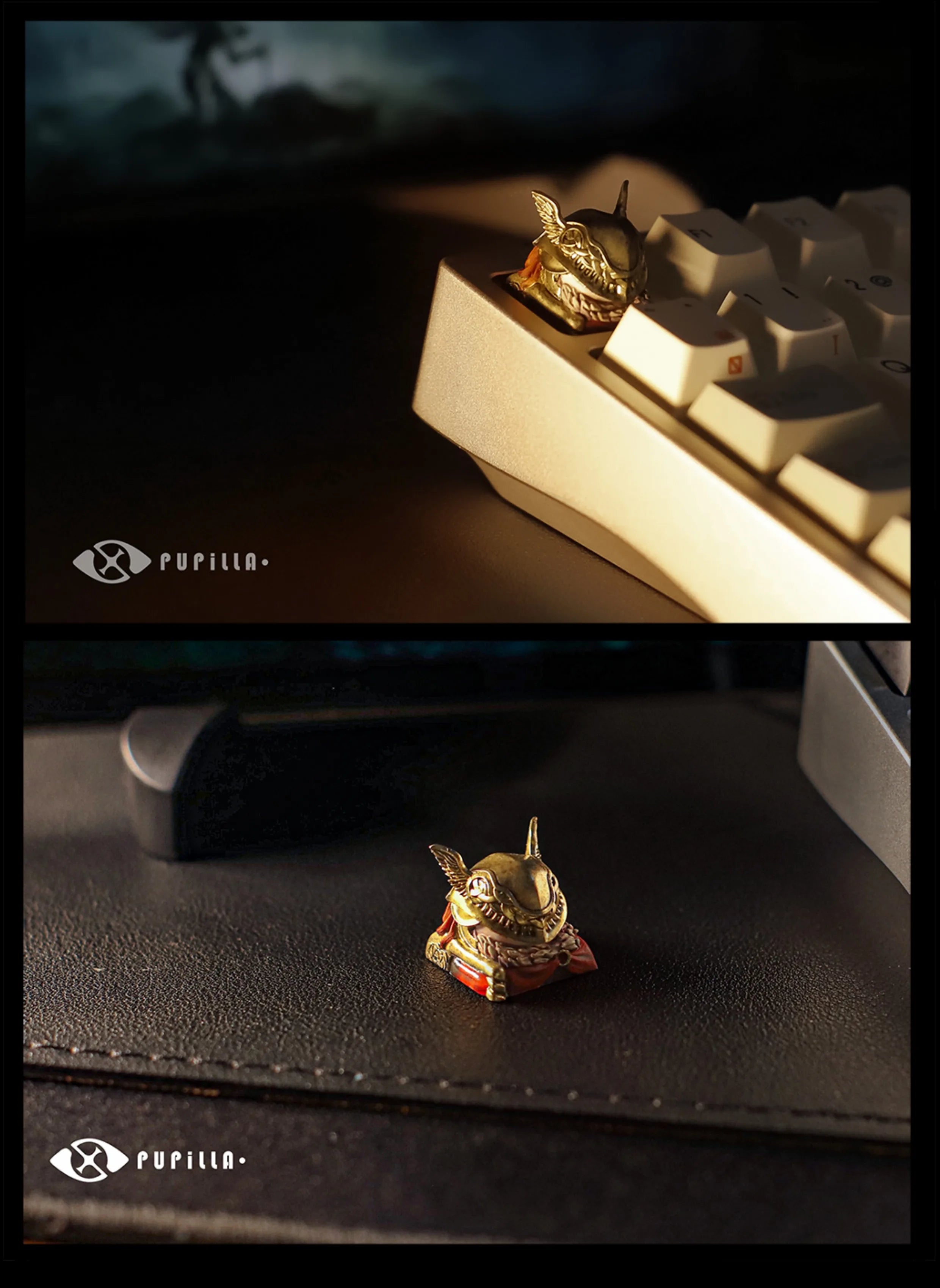 E-Elden Ring Malenia 3D Artisan Anime Keycap Personality Handmade Gaming Keycaps for Mechanical Keyboard Accessories Boy Gifts