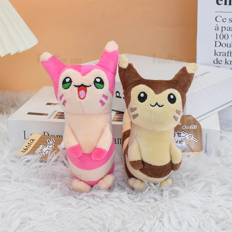Pokemon Plush toys Mew Caterpie Weedle Ditto Gengar Mimikyu Snorlax Squirtle Lapras Furret Zorua for kid Birthday Christmas Gift