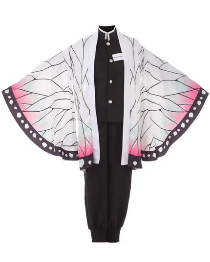 Kochou Shinobu Cosplay Kostuum Anime Shinobu Pruik Haori Uniform Vrouwen Kinderen Halloween Kleding