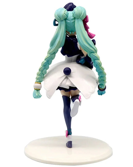 Anime beautiful girl Hatsune Miku handmade character fashion birthday Christmas gift Hatsune Miku PVC model desktop decoration