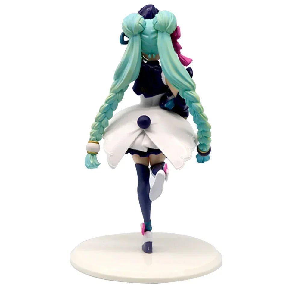 Anime beautiful girl Hatsune Miku handmade character fashion birthday Christmas gift Hatsune Miku PVC model desktop decoration
