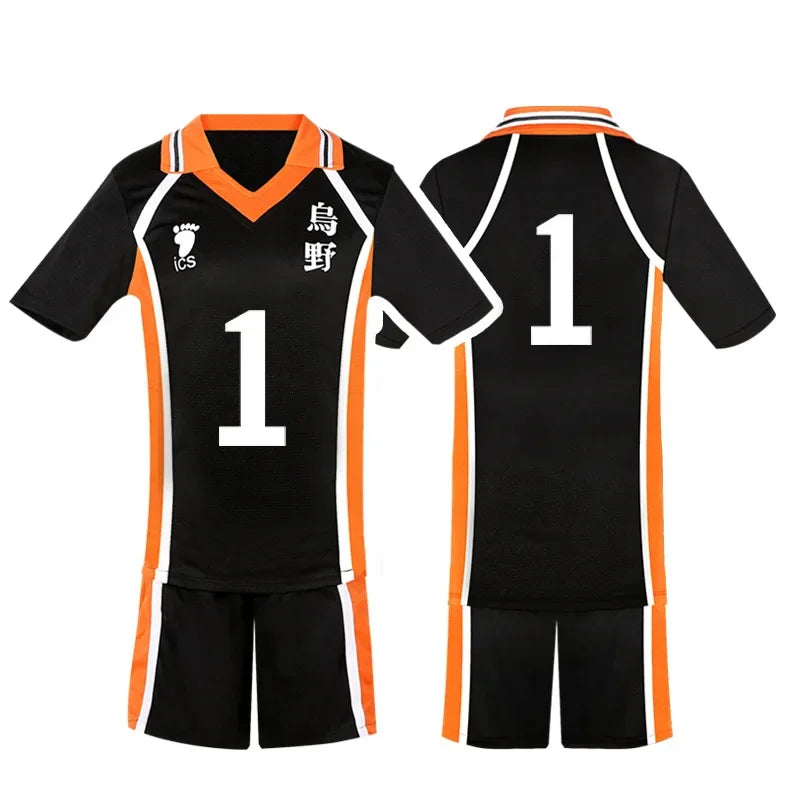 Haikyu!! Haikyuu Cosplay Costume Karasuno Koukou High School Volleyball Club Hinata Shoyo Kageyama Tobio Sportswear Jerseys