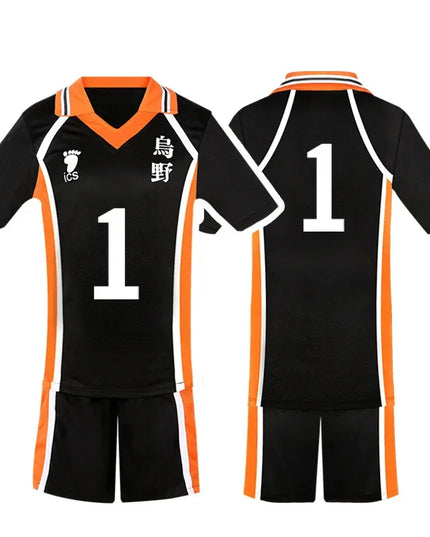 Haikyu!! Haikyuu Cosplay Costume Karasuno Koukou High School Volleyball Club Hinata Shoyo Kageyama Tobio Sportswear Jerseys