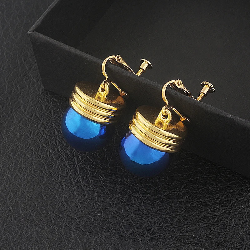 Phantom Troupe Chrollo Lucilfer Cosplay Earrings Anime Hunter x Hunter Clip Earrings for Women Men Jewelry Gift