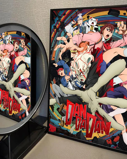 1PC Classic Anime Dandadan Poster Self-adhesive Art Waterproof Paper Sticker Coffee House Bar Room Wall Decor