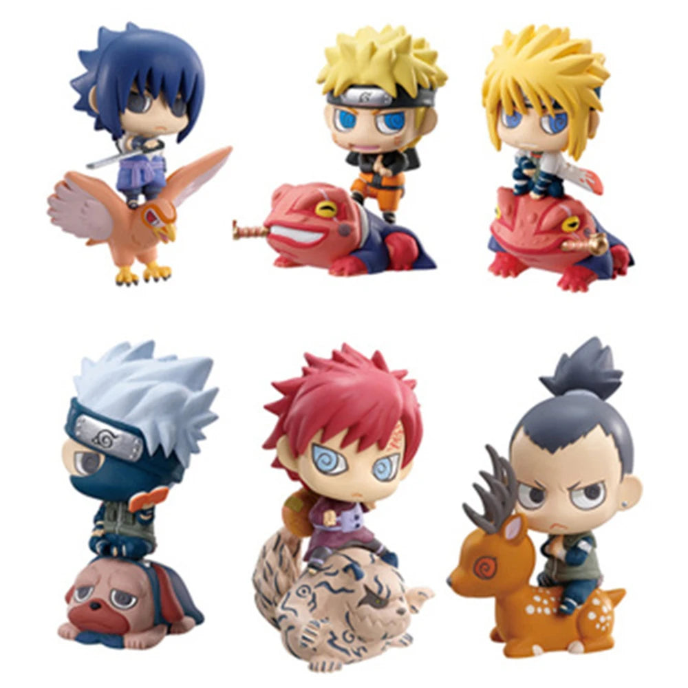 Hot Naruto Shippuden Anime figure Model Sasuke kakashi Gaara Action Figurine PVC Statue Collectible Toy  Doll children gifts