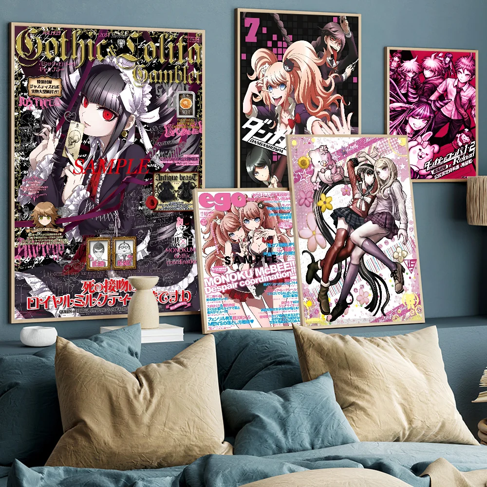 Classic Anime Danganronpa Classic Movie Posters HD Quality Poster Wall Art Painting Study Nordic Home Decor