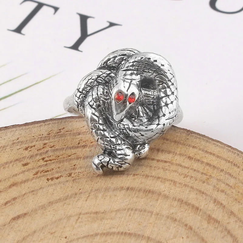 Game Dark Souls Ring Black Red Sapphire Vintage Style Ring Adjustable Metal Rings For Women Men Cosplay Jewelry Accessories Gift